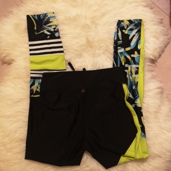Lole Leggings Green Tropical Print - Picture 5 of 5